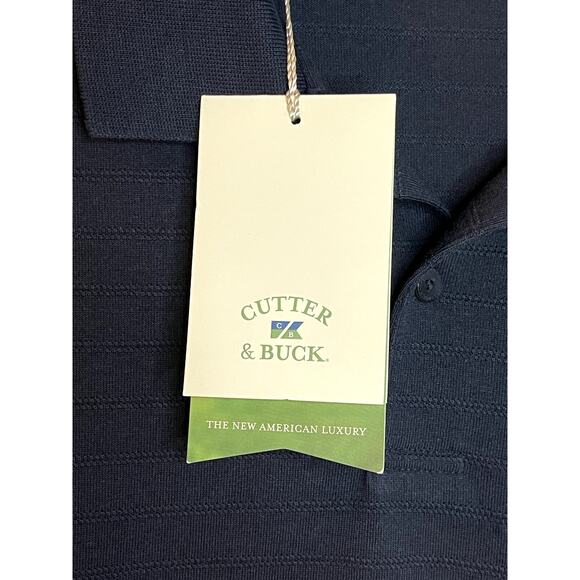 Cutter and Buck Men's Polo Shirt XL Navy GE Lighting Systems NWT - Picture 3 of 8
